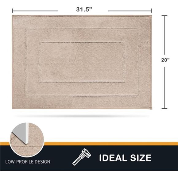 Dirt Trapper Door Mat 20" x 31.5", Non-Slip/Skid Machine Washable Entryway Rug - Picture 2 of 7